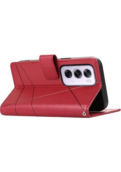 Oppo Oppo 12 Pro 5g Için Flip Case Üç Kart Yuvaları Darbeye Kickstand (Yurt Dışından) fırsatları