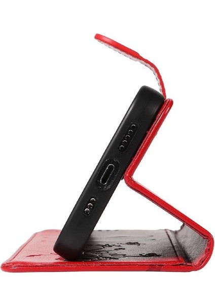 Realme C61 Kabartmalı Kelebek ve Kart Yuvası Cüzdan Telefon Kılıfı (Yurt Dışından) modelleri