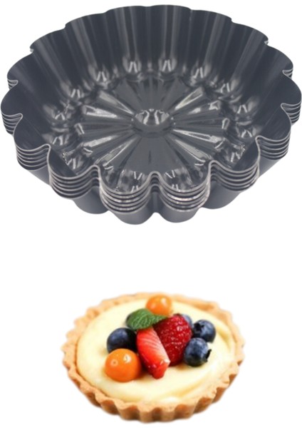 Teflon Tartolet Kalıbı 6 Adet