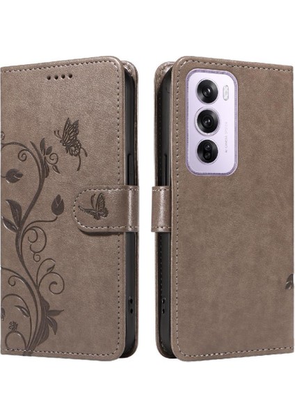 Oppo Hand 12 5g Için Kılıf ve Kart Yuvası El Yüksek ile Kabartmalı Kelebek (Yurt Dışından)