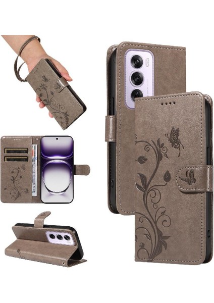 Oppo Hand 12 5g Için Kılıf ve Kart Yuvası El Yüksek ile Kabartmalı Kelebek (Yurt Dışından) indirimleri