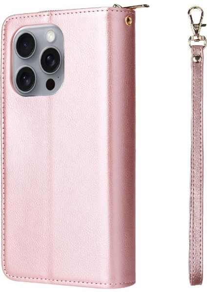 IPhone 16 Için Kılıf Pro Max Cüzdan Kılıf ile 9 Kart Yuvaları ile Kapak Çevirin (Yurt Dışından)