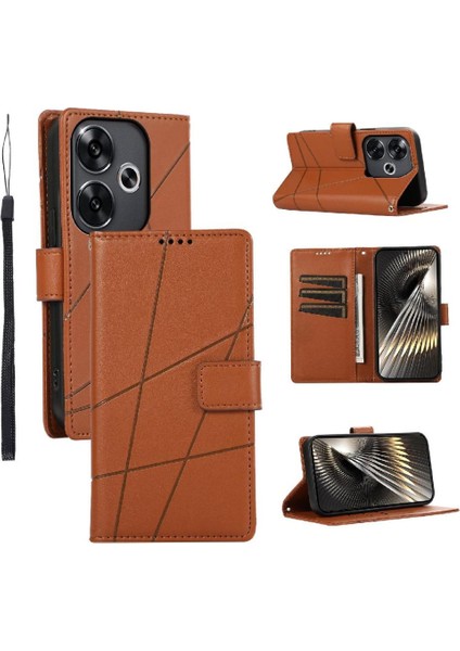 Xiaomi Poco F6 5g Üç Kart Yuvaları Darbeye Kickstand Için Flip Case (Yurt Dışından)