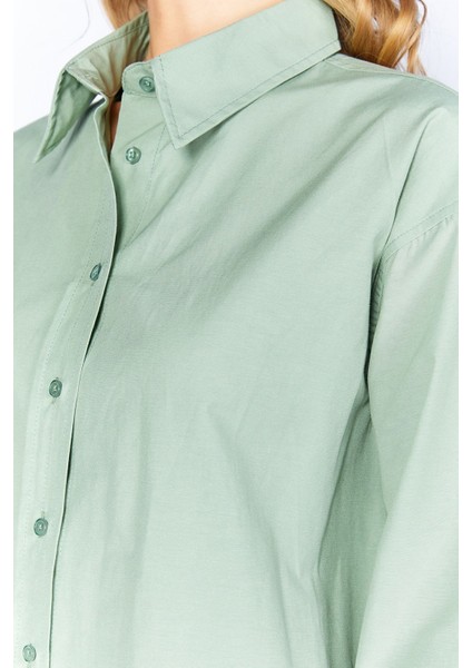 Mint Kadın Rahat Kesim Poplin Gömlek| EK100163867-3867 indirimleri