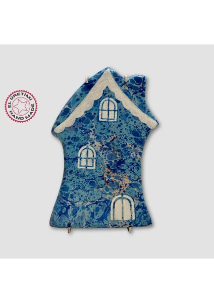 Ebruli Desenli Bodrum / Alaçatı Evi Duvar Süsü