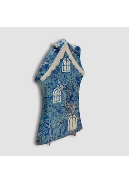 Ebruli Desenli Bodrum / Alaçatı Evi Duvar Süsü