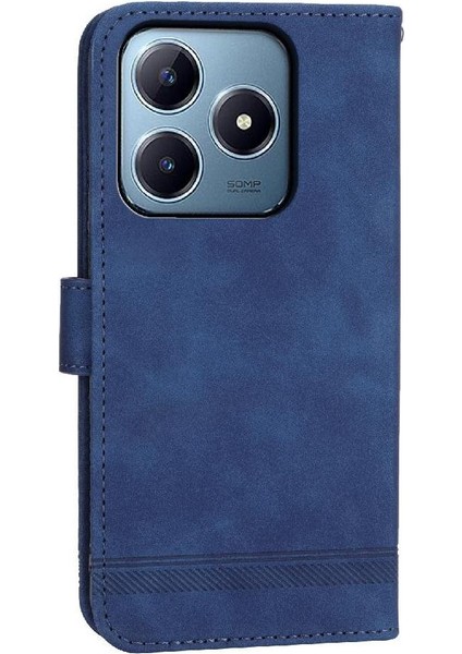 Realme C63/C61 Nakit Cep Premium Bileklik Manyetik Kart Için Flip Case (Yurt Dışından)