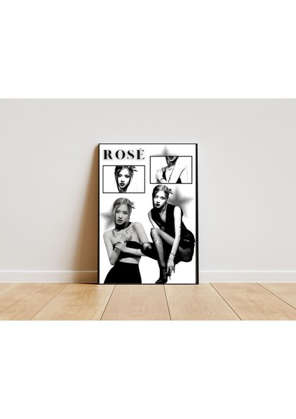 Blackpink Rose Duvar Poster 30 x 42 Çerçevesiz