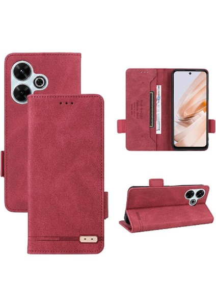 Xiaomi Redmi Için Flip Case 13 4g Kapak Toka ile Kickstand Kart Tutucu (Yurt Dışından) fiyatları