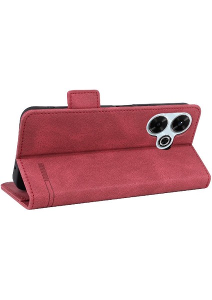 Xiaomi Redmi Için Flip Case 13 4g Kapak Toka ile Kickstand Kart Tutucu (Yurt Dışından) indirimleri