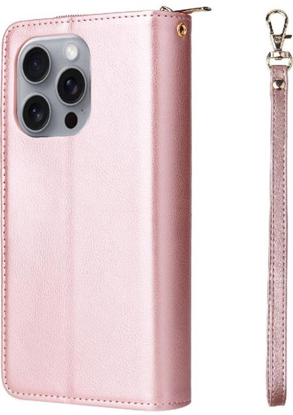 IPhone 16 Için Kılıf Pro Max Cüzdan Kılıf ile 9 Kart Yuvaları ile Kapak Çevirin (Yurt Dışından)