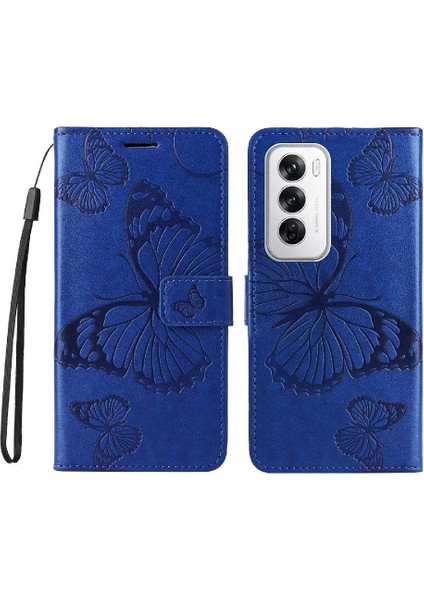 Kart Yuvası Standı Flip Pu ile Oppo Oppo 12 5g Darbeye Dayanıklı Kapak Için Kılıf (Yurt Dışından)