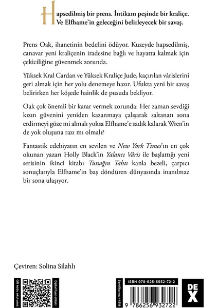 Bir Elfhame Romanı 2 Tutsağın Tahtı - Holly Black