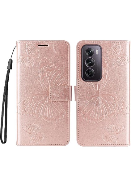 Oppo Için Kılıf Card 12 Pro 5g Flip Kickstand Pu Deri Kart Yuvası ile (Yurt Dışından)
