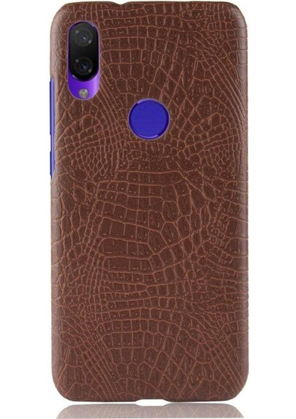 Xiaomi Redmi 7 Uyumluluk Klasik Timsah Için Şık Klasik Kılıf (Yurt Dışından)