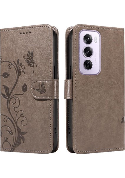 Oppo Hand 12 5g Için Kılıf ve Kart Yuvası El Yüksek ile Kabartmalı Kelebek (Yurt Dışından)