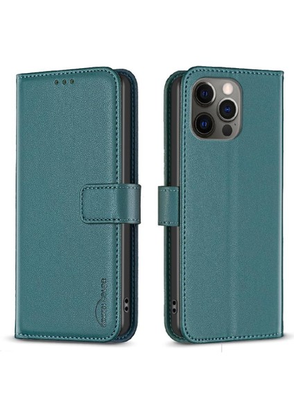 IPhone 12 Için Flip Case Pro Max Iş Deri Çanta Çok Renkli Cüzdan (Yurt Dışından)