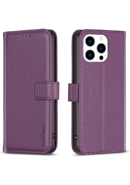 IPhone 13 Pro Çok Renkli Iş Cüzdanı Çoklu Kart Yuvası Için Flip Case (Yurt Dışından)