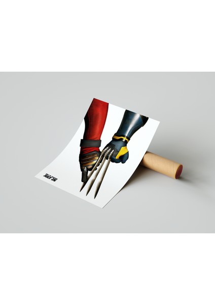 Deadpool & Wolverine Duvar Poster 30 x 42 Çerçevesiz