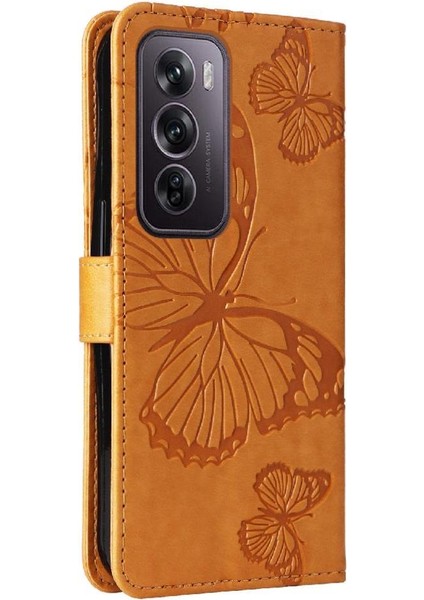 Oppo Için Kılıf Card 12 Pro 5g Flip Kickstand Pu Deri Kart Yuvası ile (Yurt Dışından) indirimleri