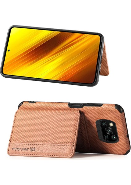 Xiaomi Poco X3 Pro Manyetik Kart Tutucu Rfıd Engelleme Için Kılıf Komple (Yurt Dışından) indirimleri