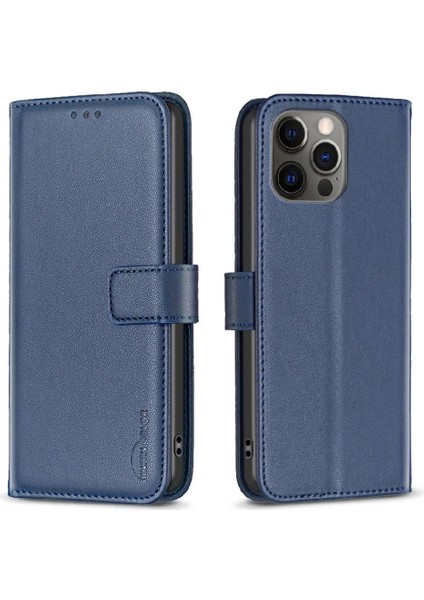 IPhone 12 Pro Çok Renkli Deri Kılıf Çoklu Kart Yuvası Için Flip Case (Yurt Dışından)