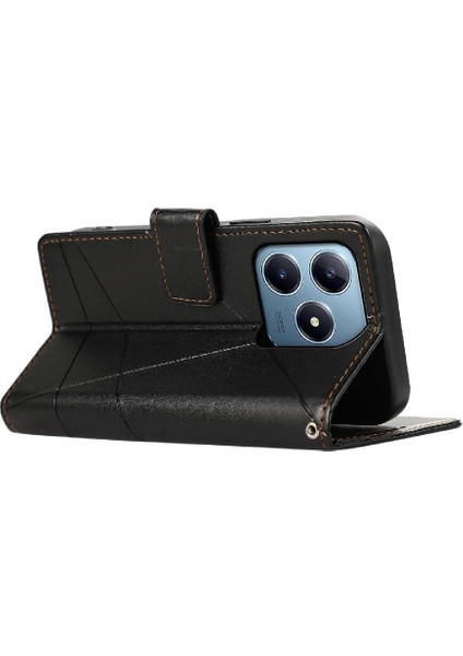 Realme C63/C61 Kickstand Şok Emici Üç Kart Yuvaları Için Flip Case (Yurt Dışından) fırsatları