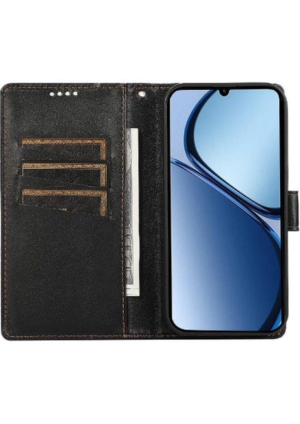 Realme C63/C61 Kickstand Şok Emici Üç Kart Yuvaları Için Flip Case (Yurt Dışından) indirimleri