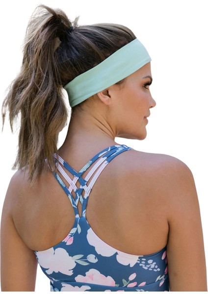 Saç Bandı Spor Kadın Erkek Pamuk Likra Bandana Fitness Tenis Makyaj Yoga Pilates Headband