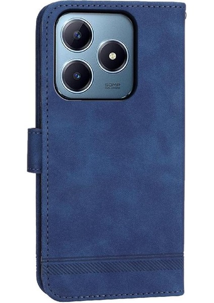 Realme C63/C61 Nakit Cep Premium Bileklik Manyetik Kart Için Flip Case (Yurt Dışından)