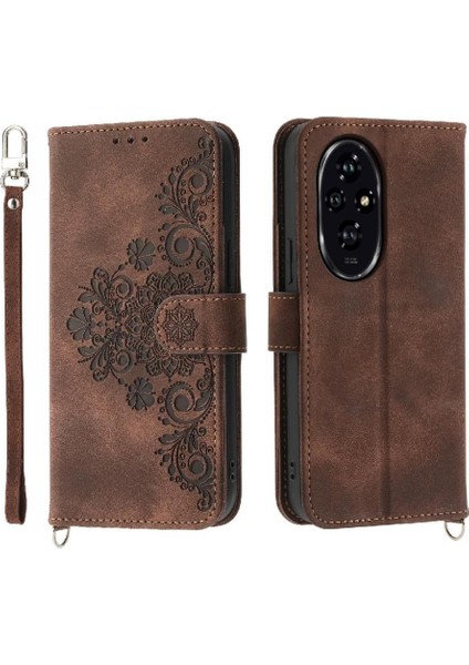 Onur 200 Darbeye Dayanıklı Kabartmalı Bileklik Çoklu Kredi Kartı Için Flip Case (Yurt Dışından)