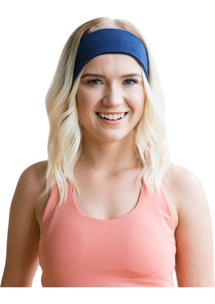 Saç Bandı Spor Kadın Erkek Pamuk Likra Bandana Fitness Tenis Makyaj Yoga Pilates Headband