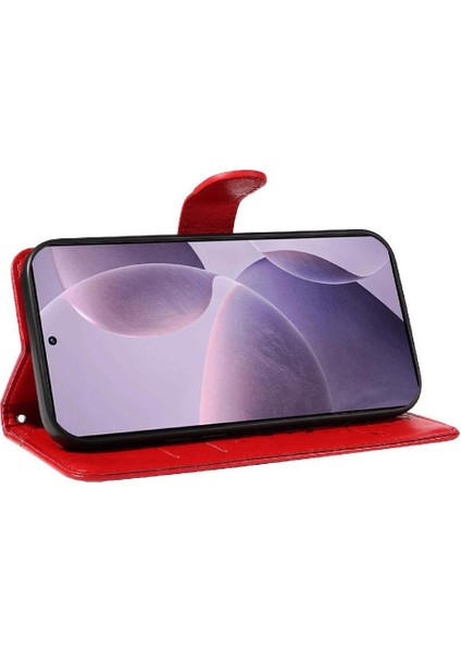 Xiaomi Redmi K70 Cüzdan Telefon Kılıfı Için Kılıf Kabartmalı Kelebek ile Yüksek (Yurt Dışından) modelleri