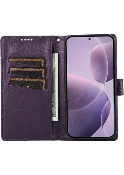 Xiaomi Poco F6 Pro 5g Kickstand Için Flip Case Üç Kart Yuvaları Darbeye (Yurt Dışından) modelleri