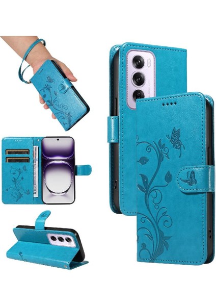 Oppo Hand 12 5g Için Kılıf ve Kart Yuvası El Yüksek ile Kabartmalı Kelebek (Yurt Dışından) indirimleri