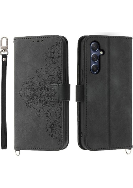 Samsung Galaxy M54 Bileklik Kabartmalı Çoklu Kredi Kartı Için Flip Case (Yurt Dışından) fırsatları