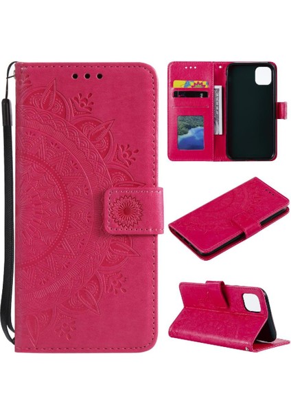 Xiaomi Redmi 13 4g Totem Kabartma Pu Deri Kickstand Için Flip Case (Yurt Dışından)
