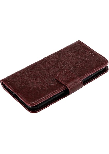 Xiaomi Redmi 13 4g Totem Kabartma Pu Deri Kickstand Için Flip Case (Yurt Dışından)