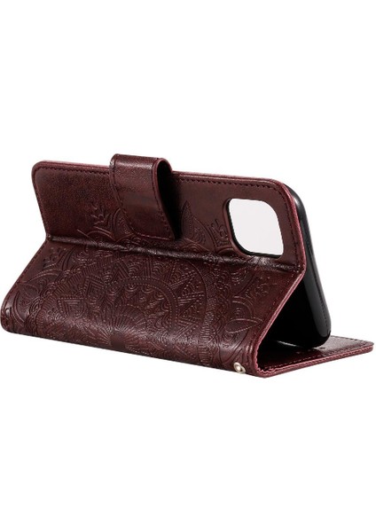 Xiaomi Redmi 13 4g Totem Kabartma Pu Deri Kickstand Için Flip Case (Yurt Dışından)
