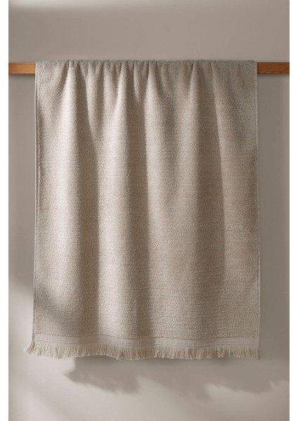 Bliss %100 Pamuk Premium 2'li Havlu Seti Kül 50x90 - 70x140 modelleri