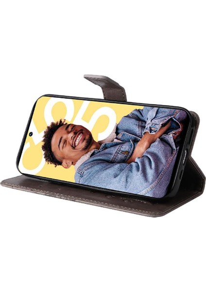 Kart Yuvası Standı Manyetik ile Realme C55 4g Flip Kickstand Için Flip Case (Yurt Dışından)