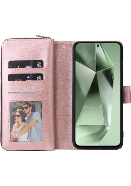 Samsung Galaxy S24 Fe Cüzdan Durumda 9 Kart Yuvaları ile El ile (Yurt Dışından) indirimleri