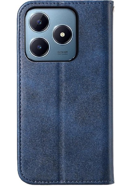 Realme C63/C61 Günlük Kullanım Standı El Kayışı Eşkenar Dörtgen Şekli Için Flip Case (Yurt Dışından) fırsatları
