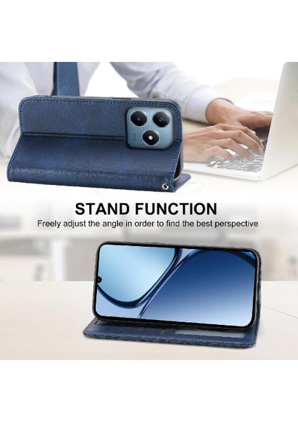 Realme C63/C61 Günlük Kullanım Standı El Kayışı Eşkenar Dörtgen Şekli Için Flip Case (Yurt Dışından) indirimleri