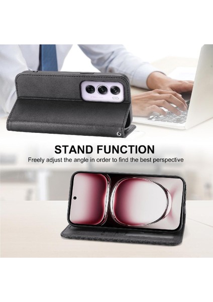 Oppo Oppo 12 Pro 5g Için Flip Case Standı El Kayışı Eşkenar Dörtgen Şekli Günlük Kullanım (Yurt Dışından) modelleri