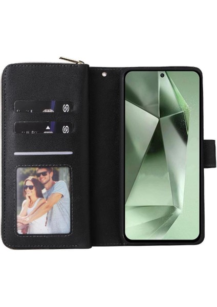 Samsung Galaxy S24 Fe Cüzdan Durumda 9 Kart Yuvaları ile El ile (Yurt Dışından) fiyatları