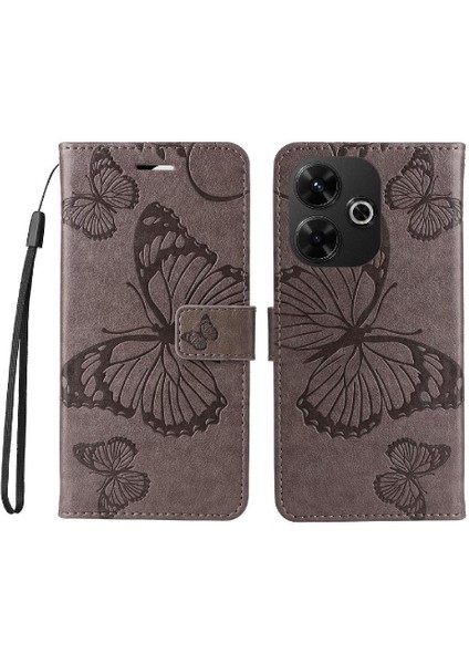Xiaomi Redmi Için Kılıf 13 4g Manyetik Kapak Kart Yuvası ile Kickstand Çevirin (Yurt Dışından)