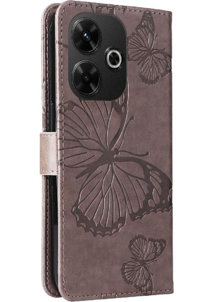 Xiaomi Redmi Için Kılıf 13 4g Manyetik Kapak Kart Yuvası ile Kickstand Çevirin (Yurt Dışından)