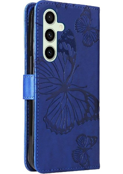 Samsung Galaxy S24 Fe Manyetik Kapak Için Kılıf Kart Yuvası Standı ile Pu Çevirin (Yurt Dışından) fırsatları