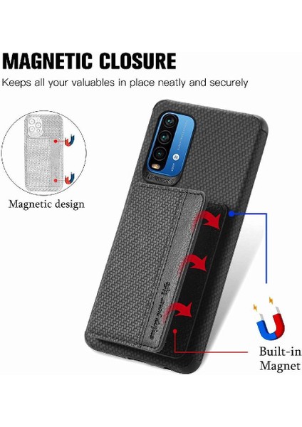 Xiaomi Redmi Için Not 9 4g Rfıd Engelleme Manyetik Kart Tutucu Kamera (Yurt Dışından) modelleri